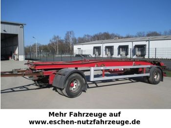 Prikolica za prevoz kontejnera/ Prikolica sa promenjivim sandukom HKM G18 SZL, Schlitten, Luft, BPW: slika 1