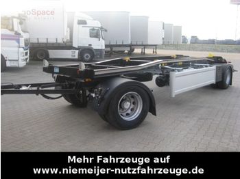 Prikolica za prevoz kontejnera/ Prikolica sa promenjivim sandukom Hüffermann Schlitten Anhänger ohne EZ!!: slika 1