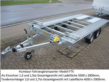 Novu Prikolica za prevoz automobila Humbaur - FTK274020 Fahrzeugtransporter Autotransporter: slika 1
