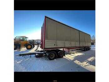 Kilafors 3 axle semi trailer with 2014 Parator SD 18 dolly - Prikolica sa zatvorenim sandukom