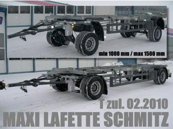 Schmitz AWF 18/ 1000 /1500 MAXI jumbo NEU 3 x vorhanden - Prikolica za prevoz kontejnera/ Prikolica sa promenjivim sandukom
