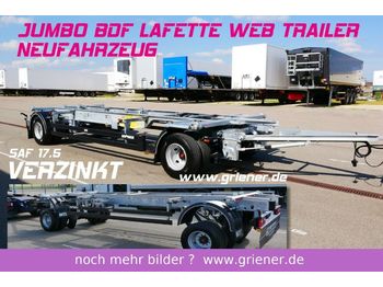 Web-Trailer JUMBO / MAXI BDF 7,15/7,45 LAFETTE 960 mm höhe  - Prikolica za prevoz kontejnera/ Prikolica sa promenjivim sandukom