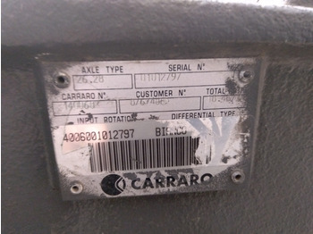 Prednja osovina za Građevinska mašina Carraro 26.28 -: slika 4