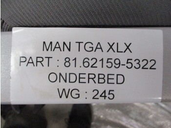 Kabina i enterijer za Kamion MAN TGX 81.62153-5322 ONDER BED: slika 3