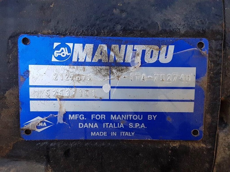 Osovina i delovi za Građevinska mašina Manitou MLT1040-52537101-Spicer Dana 212/B72-Axle/Achse/As: slika 7
