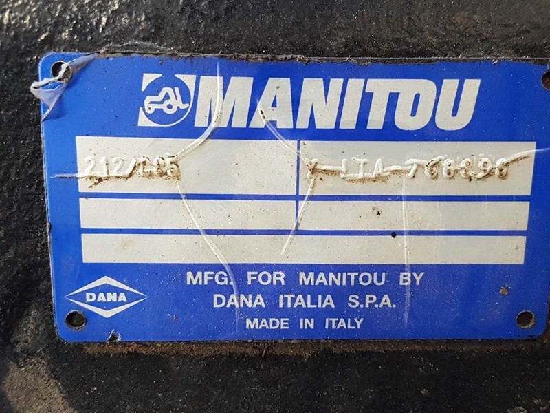 Osovina i delovi za Građevinska mašina Manitou MLT1040-Spicer Dana 212/C85-Axle/Achse/As: slika 7