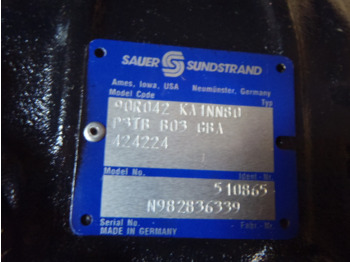Novu Hidraulična pumpa za Građevinska mašina Sauer Sundstrand 90R042 KA1NN80 -: slika 3