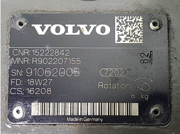 Hidraulika za Građevinska mašina Volvo L30G-VOE15222842/R902207155-Drive pump/Fahrpumpe: slika 5