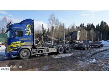 Šumska prikolica SCANIA R580LB 6X4 HNB Timber Truck w Crane & Trailer: slika 1