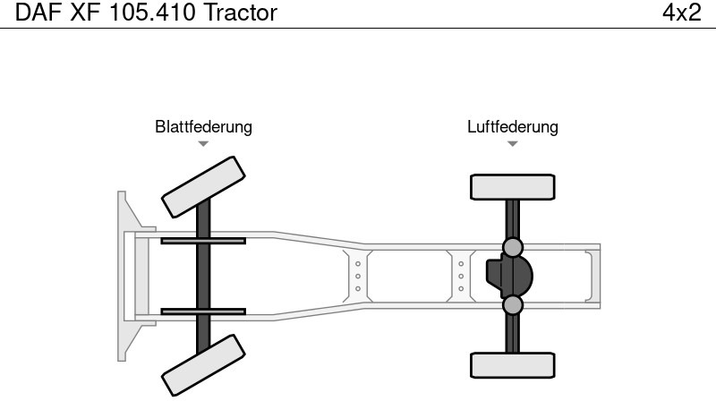 Tegljač DAF XF 105.410 Tractor: slika 17