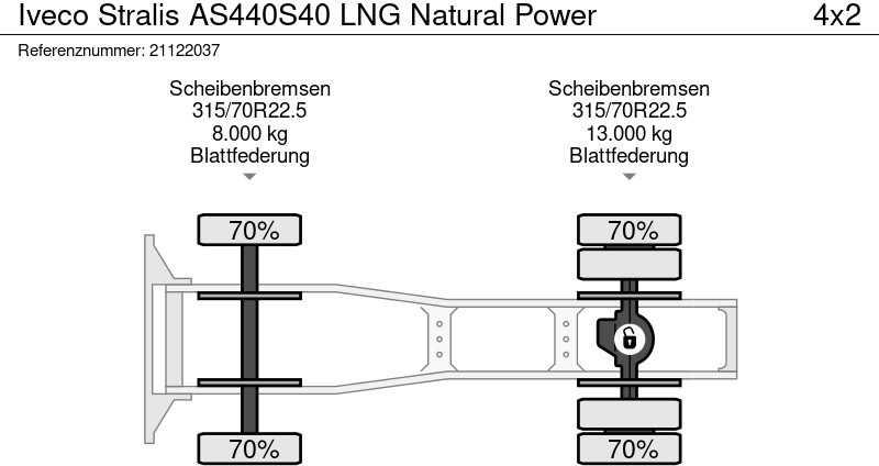 Tegljač Iveco Stralis AS440S40 LNG Natural Power: slika 16