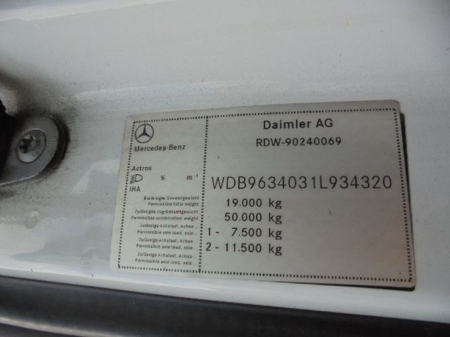 Tegljač Mercedes-Benz Actros 1943 LS EUR6: slika 9