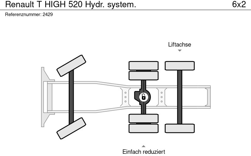 Tegljač Renault T HIGH 520 Hydr. system.: slika 13
