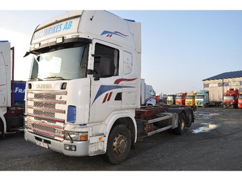 Kamion za prevoz kontejnera/ Kamion sa promenjivim sandukom SCANIA 124