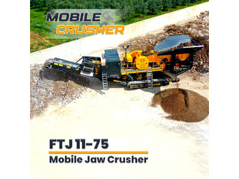 FABO FTJ 11-75 MOBILE JAW CRUSHER 150-300 TPH | AVAILABLE IN STOCK - Fabrika asfalta: slika 1
