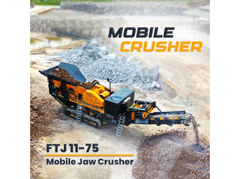 FABO FTJ 11-75 MOBILE JAW CRUSHER 150-300 TPH | AVAILABLE IN STOCK - Mobilna drobilica: slika 1