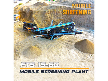 FABO FTS 15-60 MOBILE SCREENING PLANT 150-220 TPH | AVAILABLE IN STOCK - Mobilna drobilica: slika 1