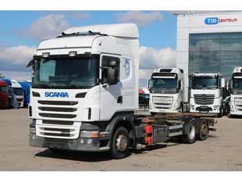 Scania R 420 LB6X2*4MLB, EURO 5EEV, RETARDER, BDF  - Kamion za prevoz kontejnera/ Kamion sa promenjivim sandukom: slika 1