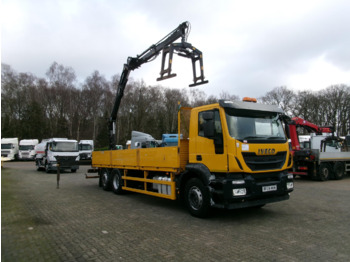 Iveco Stralis 310 6x2 Euro 6 + Atlas 129.3V A11 crane - Kamion sa tovarnim sandukom: slika 2