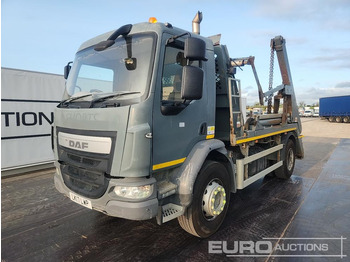 2017 DAF LF220 4x2 Skip Lorry, Hyvalift Equipment, Manual Gearbox, A/C - Kamion za utovaranje kontejnera: slika 1