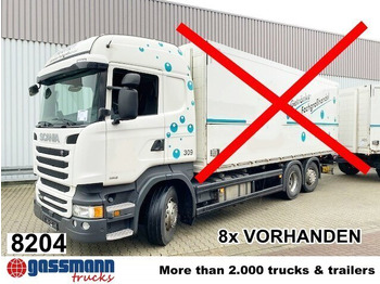Kamion sa golom šasijom i zatvorenom kabinom SCANIA R 450