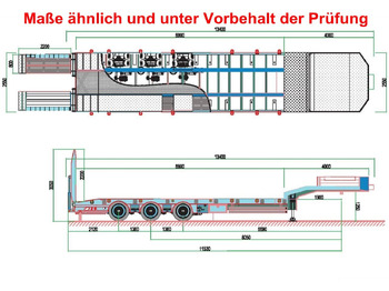 Niska poluprikolica za prevoz za prevoz teških mašina GVN Trailer 329 GVN Trailer 329, Liftachse, Verbr. auf 3m, hydr. Rampen: slika 4 Niska poluprikolica za prevoz za prevoz teških mašina GVN Trailer 329 GVN Trailer 329, Liftachse, Verbr. auf 3m, hydr. Rampen: slika 4