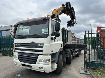 Kamion sa dizalicom DAF CF 85.360 8x2 + CRANE (25m!) EFFER 305 6S + JIB 4S + ROTATOR - PLATORM 7m60 - LIFT + STEERING AXLE - EURO 5 - BE: slika 4