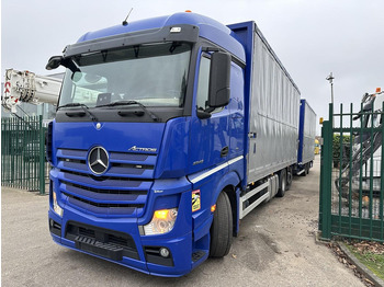 Kamion sa dizalicom Mercedes-Benz Actros 2645 6x2 105m³ JUMBO + RETARDER + CRANE PALFINGER PK 19.001 SLD (4x) + RADIO - *FULL AIR* - FRIGO - EURO 6 - SAF AXLES - BELGIAN TRUCK: slika 4 Kamion sa dizalicom Mercedes-Benz Actros 2645 6x2 105m³ JUMBO + RETARDER + CRANE PALFINGER PK 19.001 SLD (4x) + RADIO - *FULL AIR* - FRIGO - EURO 6 - SAF AXLES - BELGIAN TRUCK: slika 4