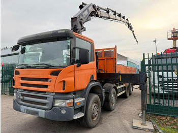 Kamion sa tovarnim sandukom, Kamion sa dizalicom Scania P420 8X4 PRITSCHE + (25m) KRAN HIAB 422 E-5 HIPRO + JIB 100X-4 - RETARDER - *284.000km* - MANUAL - STEEL SPRING - EURO 3 - BE TRUCK: slika 4 Kamion sa tovarnim sandukom, Kamion sa dizalicom Scania P420 8X4 PRITSCHE + (25m) KRAN HIAB 422 E-5 HIPRO + JIB 100X-4 - RETARDER - *284.000km* - MANUAL - STEEL SPRING - EURO 3 - BE TRUCK: slika 4