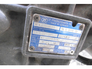 Menjač za Kamion MAN ZF 16S2220TD   MAN: slika 3