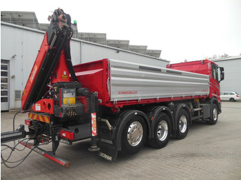 Istovarivač, Kamion sa dizalicom Scania R 580,8X4,KIPPER,BORDMATIC,PALFINGER PK 19.001: slika 3