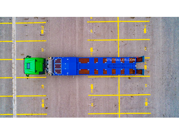 Novu Niska poluprikolica za prevoz STU 5 Axle Hydraulic Steering Extendable Low Laoder: slika 3