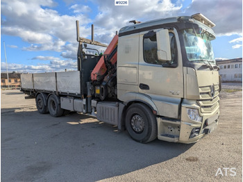 Kamion sa tovarnim sandukom, Kamion sa dizalicom Crane Truck Mercedes-Benz Actros 2542: slika 2 Kamion sa tovarnim sandukom, Kamion sa dizalicom Crane Truck Mercedes-Benz Actros 2542: slika 2