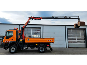 Istovarivač, Kamion sa dizalicom Iveco Trakker 190T33 4x4 Euro5 Kran Palfinger Funk: slika 2 Istovarivač, Kamion sa dizalicom Iveco Trakker 190T33 4x4 Euro5 Kran Palfinger Funk: slika 2