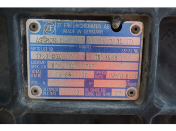 Menjač za Kamion MAN 12AS2130DD 81.32004-6257: slika 5 Menjač za Kamion MAN 12AS2130DD 81.32004-6257: slika 5