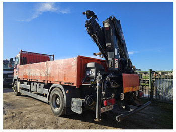 Kamion sa tovarnim sandukom, Kamion sa dizalicom MAN TGS 18.400 Euro 5 Flat bed Full Spring suspension HIAB 122E -3 hiduo Crane Kran Remote: slika 2