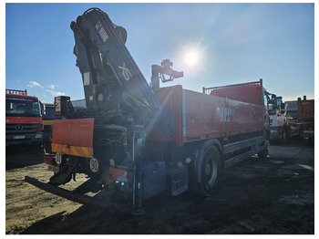 Kamion sa tovarnim sandukom, Kamion sa dizalicom MAN TGS 18.400 Euro 5 Flat bed Full Spring suspension HIAB 122E -3 hiduo Crane Kran Remote: slika 4