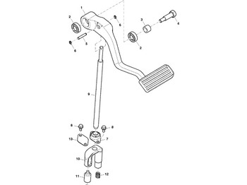 Pedala JOHN DEERE