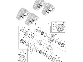 Delovi podvozja JOHN DEERE