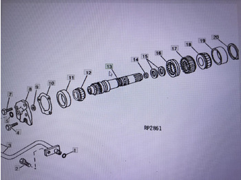 Menjač i delovi JOHN DEERE
