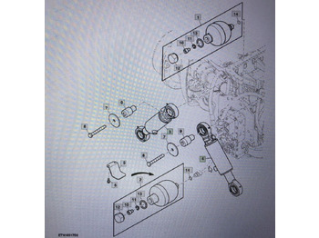 Hidraulični cilindar JOHN DEERE