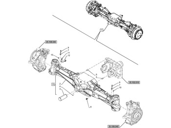 Osovina i delovi NEW HOLLAND