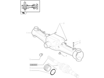 Osovina i delovi NEW HOLLAND