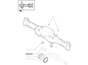 Osovina i delovi NEW HOLLAND