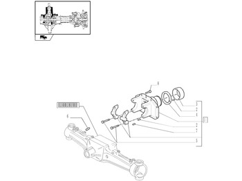 Osovina i delovi NEW HOLLAND