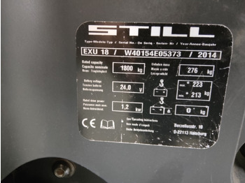 Kolica za palete STILL EXU18: slika 5