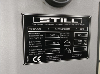 Električni viljuškar STILL RX60-30L: slika 2