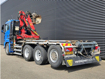 Kamion sa kablovskim sistemom, Kamion sa dizalicom MAN TGS 35.400 / 8x4-4 / CONTAINER SYSTEM / PALFINGER Z CRANE: slika 4