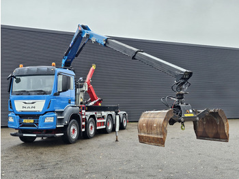 Kamion sa hidrauličnom kukom, Kamion sa dizalicom MAN TGS 47.440 BBL / 10X4 HOOKLIFT + Z CRANE: slika 2 Kamion sa hidrauličnom kukom, Kamion sa dizalicom MAN TGS 47.440 BBL / 10X4 HOOKLIFT + Z CRANE: slika 2