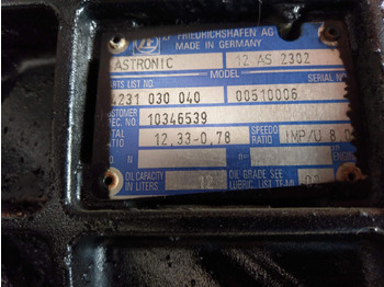 Menjač za Autodizalica ZF LTM 1055-3.2 gearbox Astronic 12 AS 2302: slika 5